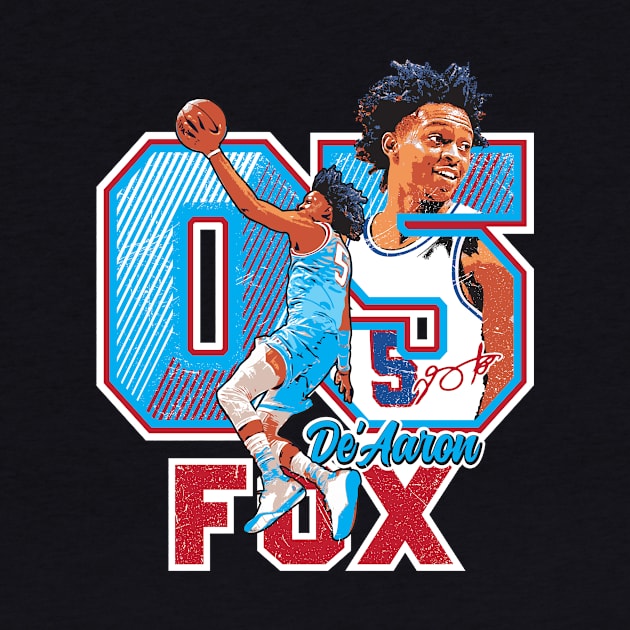 De"Aaron Fox Tee T-shirt by goderslim